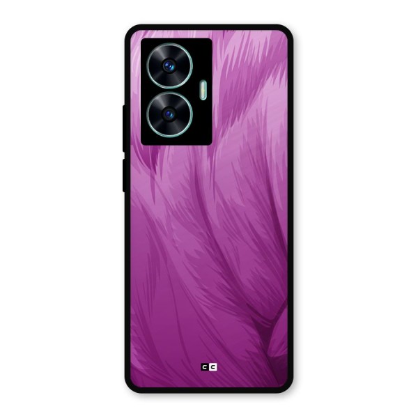 Lavender Furrs Metal Back Case for Realme C55