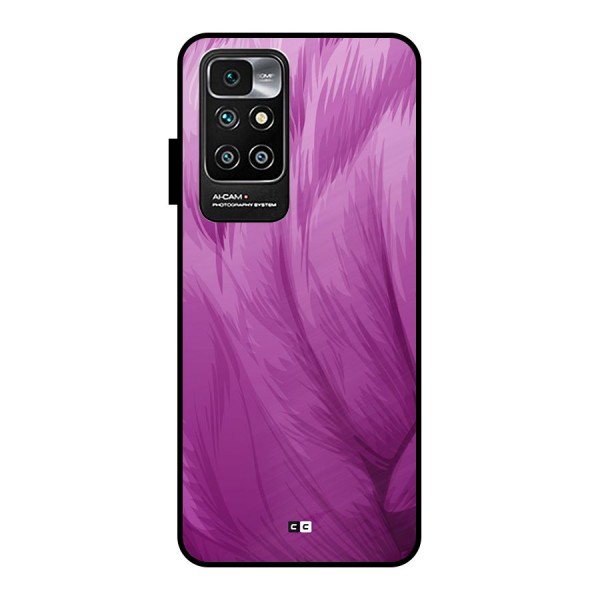 Lavender Furrs Metal Back Case for Redmi 10 Prime