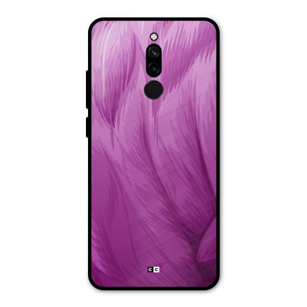 Lavender Furrs Metal Back Case for Redmi 8