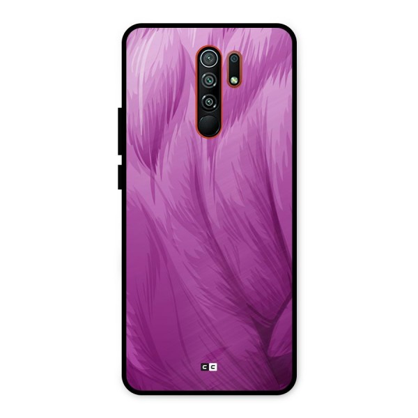 Lavender Furrs Metal Back Case for Redmi 9 Prime