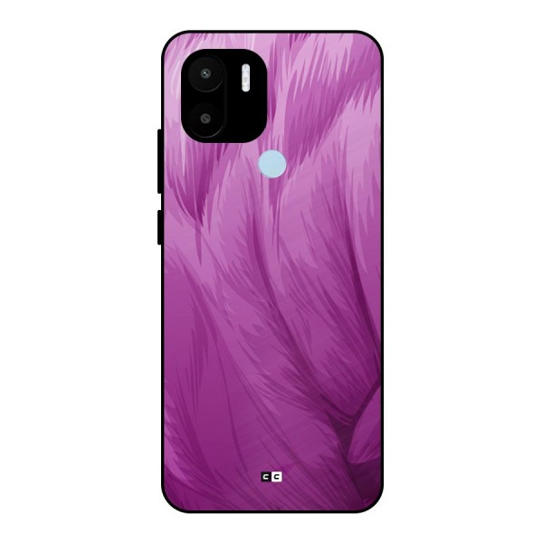 Lavender Furrs Metal Back Case for Redmi A1 Plus