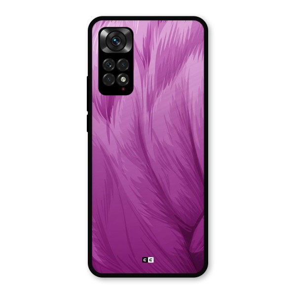 Lavender Furrs Metal Back Case for Redmi Note 11