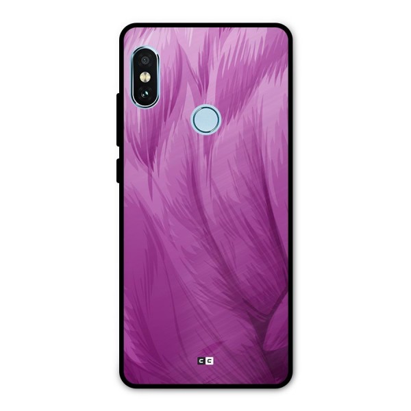 Lavender Furrs Metal Back Case for Redmi Note 5 Pro