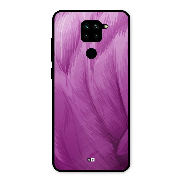 Lavender Furrs Metal Back Case for Redmi Note 9