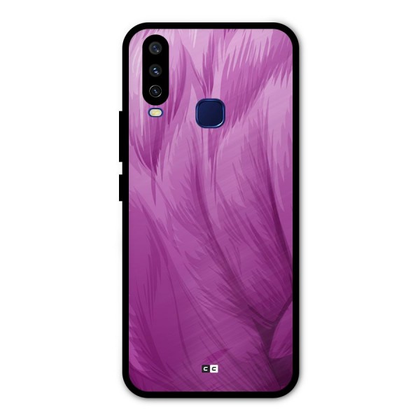 Lavender Furrs Metal Back Case for Vivo V17