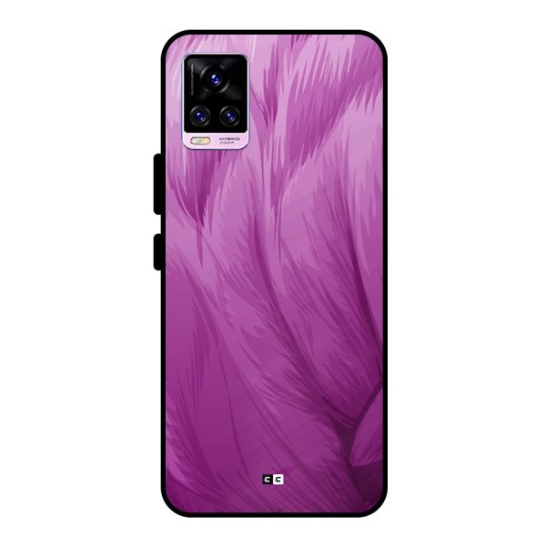 Lavender Furrs Metal Back Case for Vivo V20 Pro