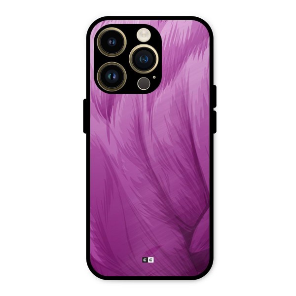 Lavender Furrs Metal Back Case for iPhone 14 Pro