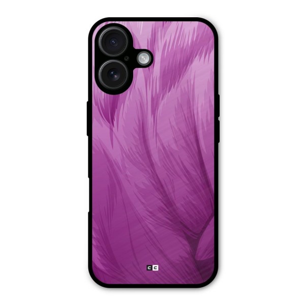 Lavender Furrs Metal Back Case for iPhone 16