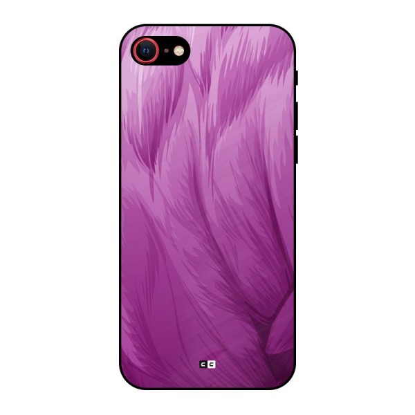 Lavender Furrs Metal Back Case for iPhone 7