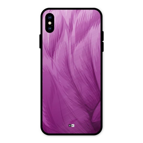 Lavender Furrs Metal Back Case for iPhone XS Max