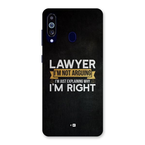 Lawyer Explains Back Case for Galaxy A60