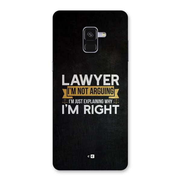 Lawyer Explains Back Case for Galaxy A8 Plus