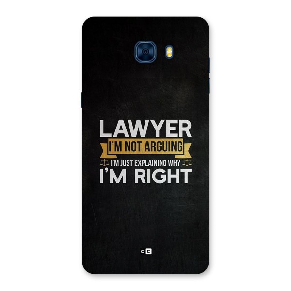 Lawyer Explains Back Case for Galaxy C7 Pro