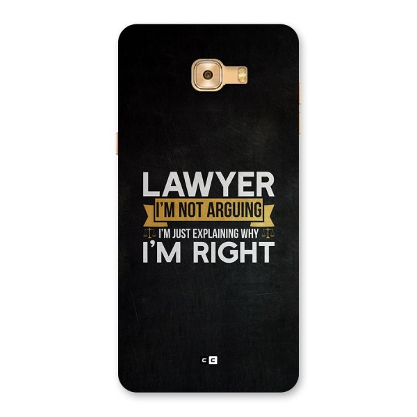 Lawyer Explains Back Case for Galaxy C9 Pro