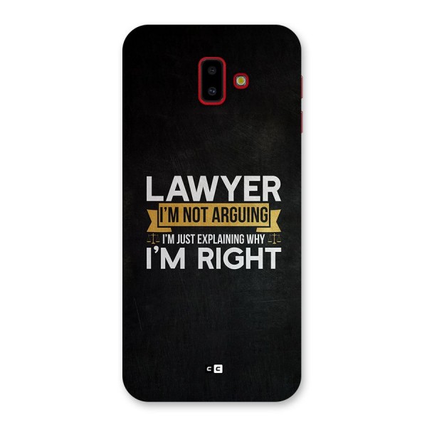 Lawyer Explains Back Case for Galaxy J6 Plus