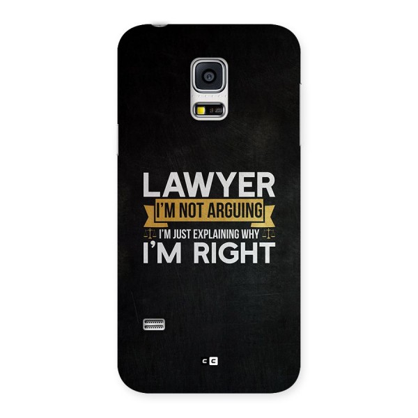 Lawyer Explains Back Case for Galaxy S5 Mini