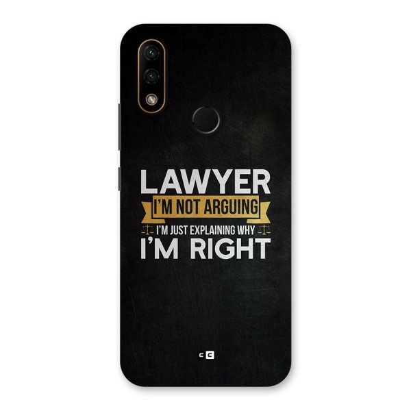 Lawyer Explains Back Case for Lenovo A6 Note