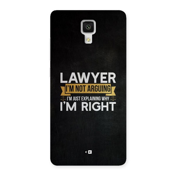 Lawyer Explains Back Case for Mi4