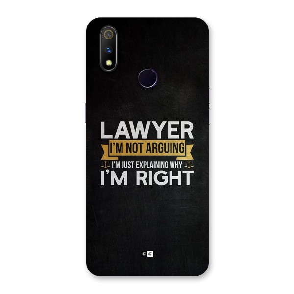 Lawyer Explains Back Case for Realme 3 Pro