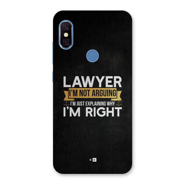 Lawyer Explains Back Case for Redmi Note 6 Pro