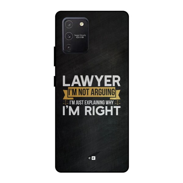 Lawyer Explains Metal Back Case for Galaxy S10 Lite