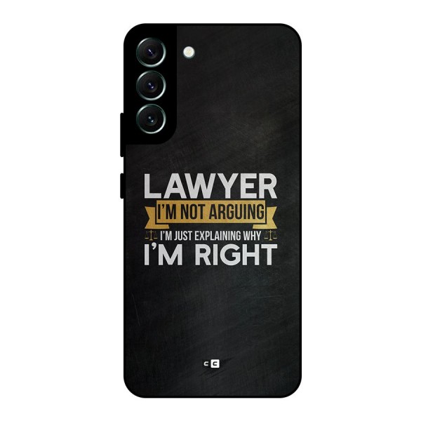 Lawyer Explains Metal Back Case for Galaxy S22 Plus 5G