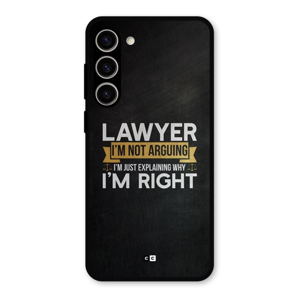 Lawyer Explains Metal Back Case for Galaxy S23 Plus