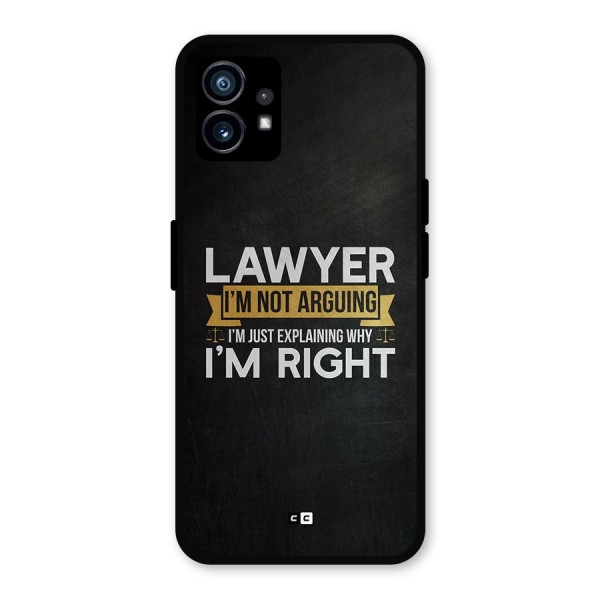 Lawyer Explains Metal Back Case for Nothing Phone 1