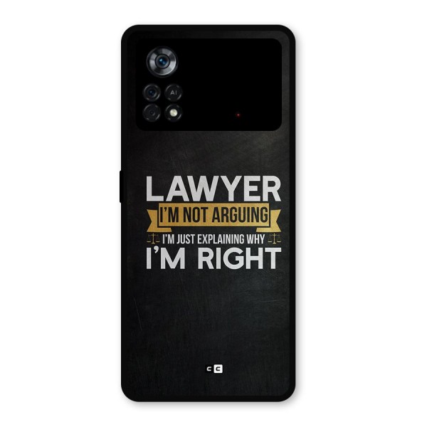 Lawyer Explains Metal Back Case for Poco X4 Pro 5G