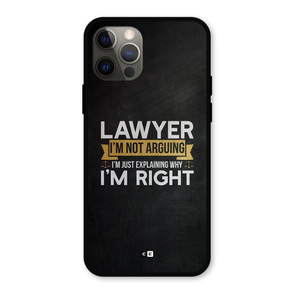 Lawyer Explains Metal Back Case for iPhone 12 Pro