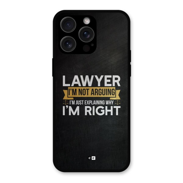 Lawyer Explains Metal Back Case for iPhone 15 Pro Max