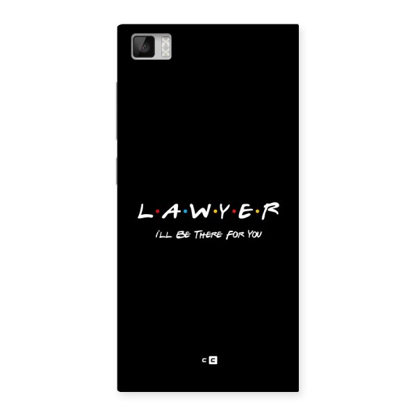 Lawyer For You Back Case for Mi3