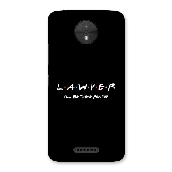 Lawyer For You Back Case for Moto C