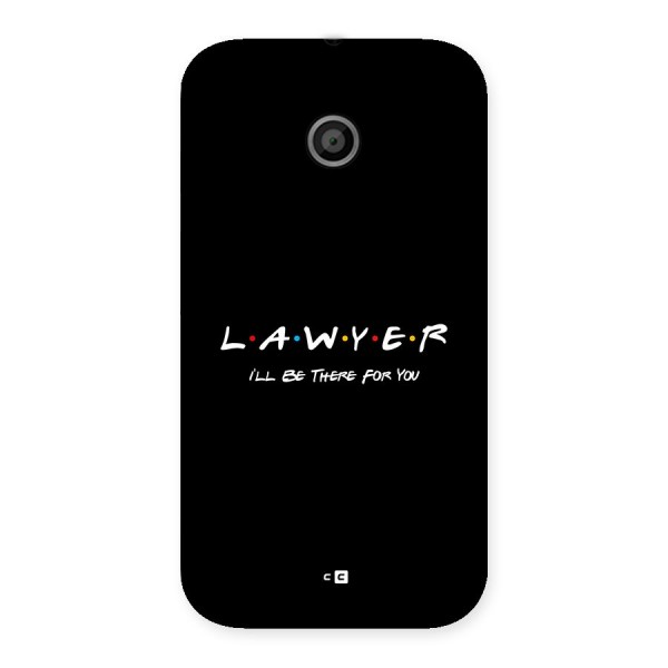 Lawyer For You Back Case for Moto E