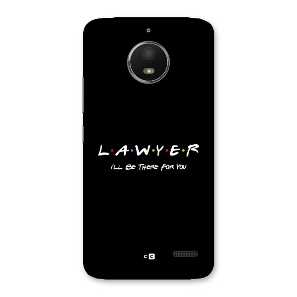 Lawyer For You Back Case for Moto E4