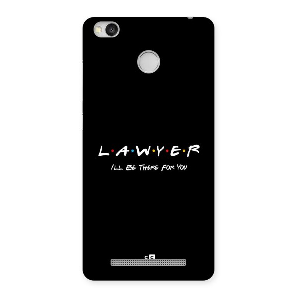 Lawyer For You Back Case for Redmi 3S Prime