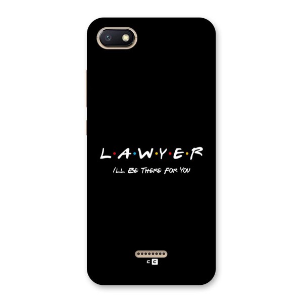 Lawyer For You Back Case for Redmi 6A