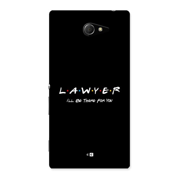 Lawyer For You Back Case for Xperia M2