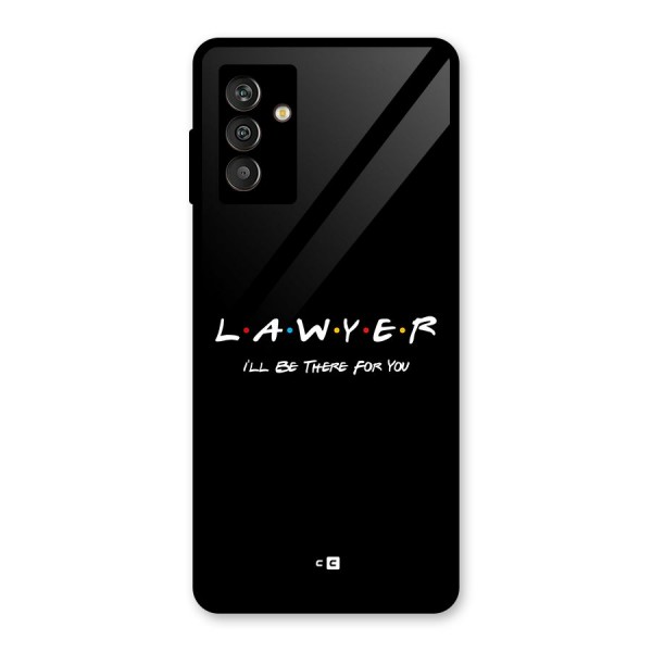 Lawyer For You Glass Back Case for Galaxy M13