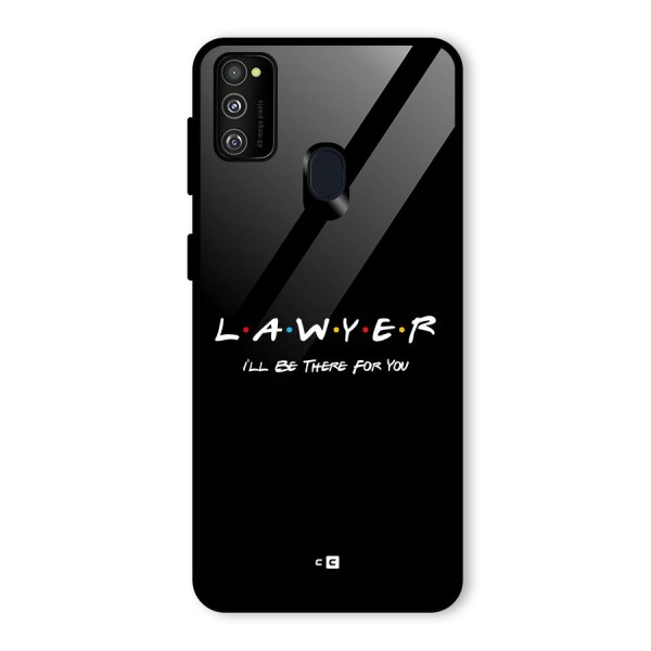 Lawyer For You Glass Back Case for Galaxy M21