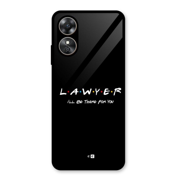 Lawyer For You Glass Back Case for Oppo A17