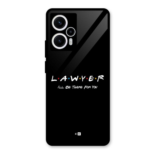 Lawyer For You Glass Back Case for Poco F5