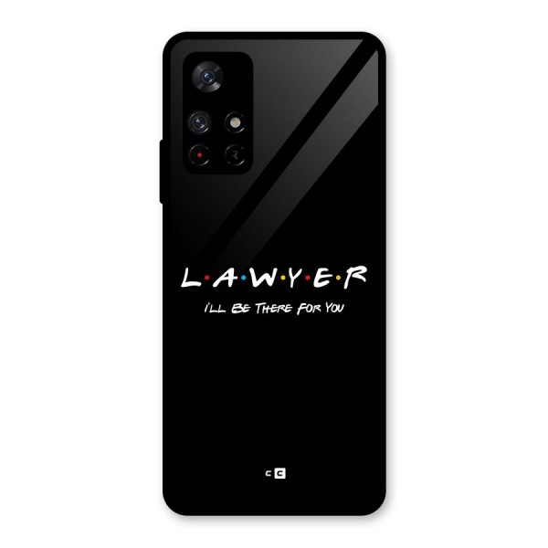 Lawyer For You Glass Back Case for Redmi Note 11T 5G