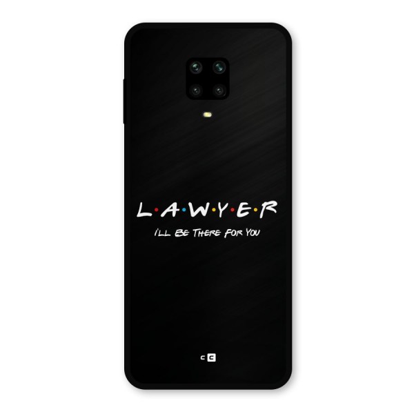 Lawyer For You Metal Back Case for Poco M2