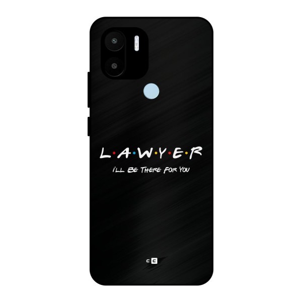 Lawyer For You Metal Back Case for Redmi A1 Plus