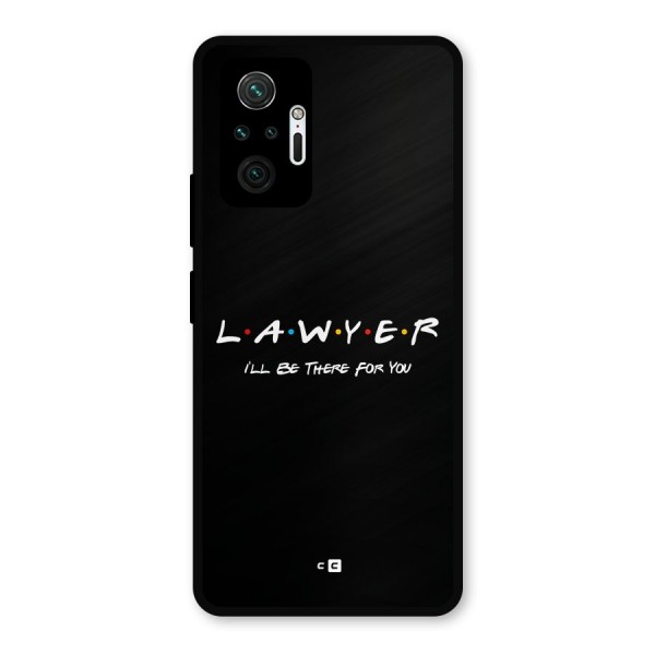 Lawyer For You Metal Back Case for Redmi Note 10 Pro
