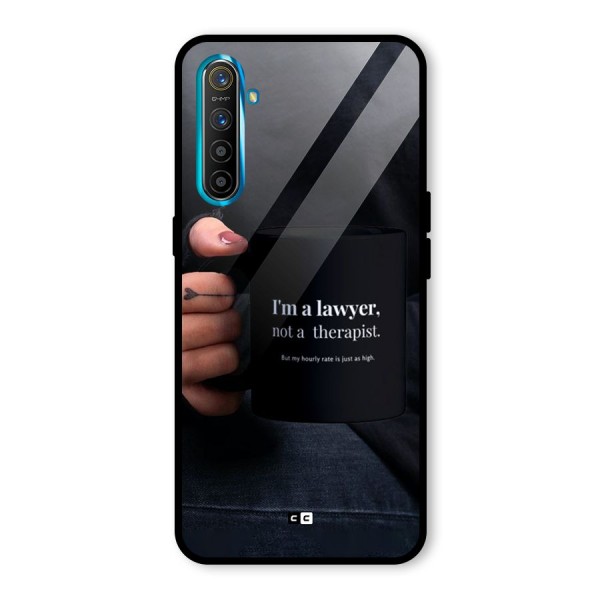 Lawyer Not Therapist Glass Back Case for Realme X2