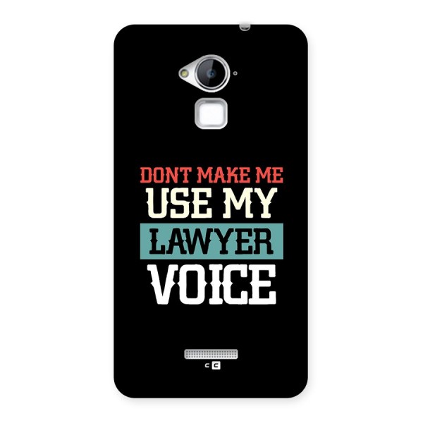 Lawyer Voice Back Case for Coolpad Note 3