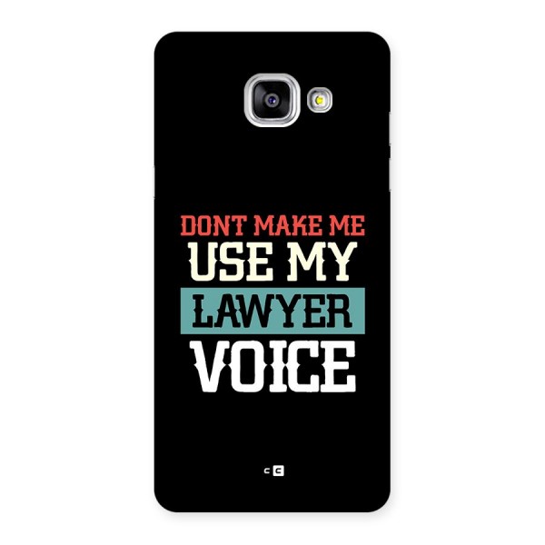 Lawyer Voice Back Case for Galaxy A5 (2016)