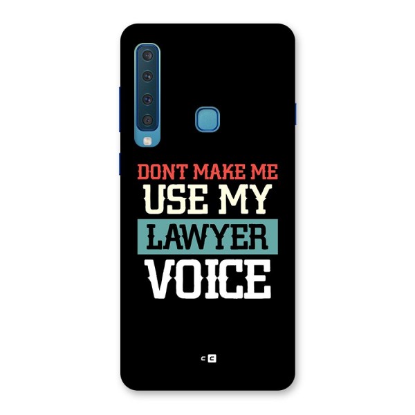 Lawyer Voice Back Case for Galaxy A9 (2018)